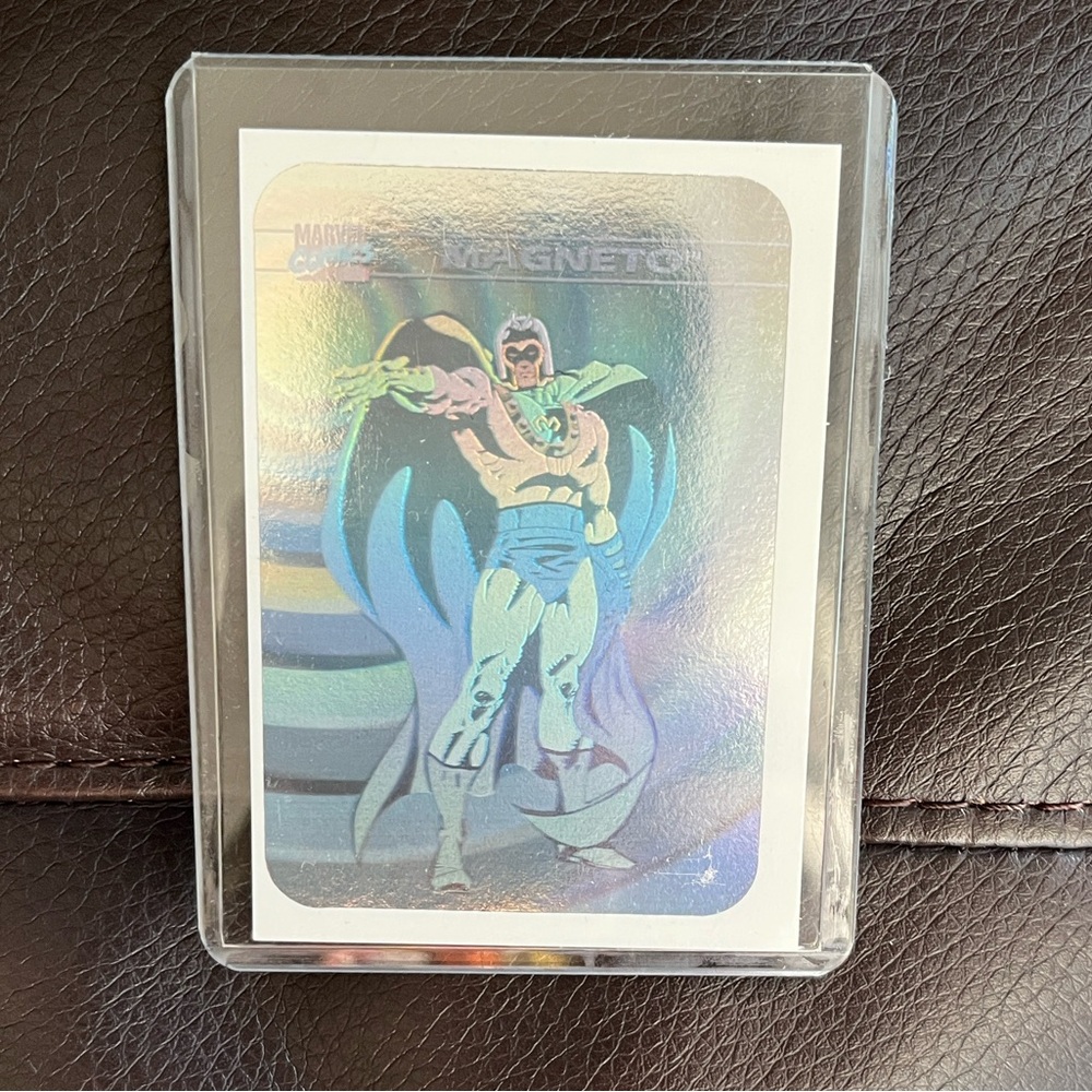 1990 IMPEL MARVEL UNIVERSE SERIES HOLOGRAM MAGNETO #MH2